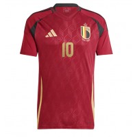 Pánský Fotbalový dres Belgie Romelu Lukaku #10 ME 2024 Domácí Krátký Rukáv